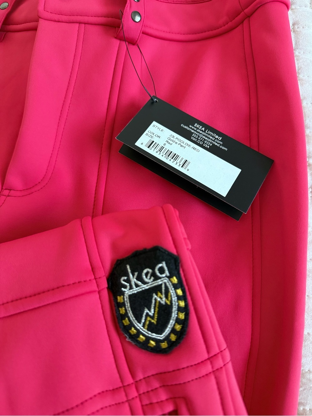 Skea Bright Pink Softshell Ski Jacket